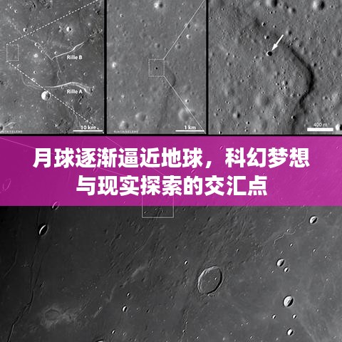 月球逐漸逼近地球,科幻夢想與現實探索的交匯點