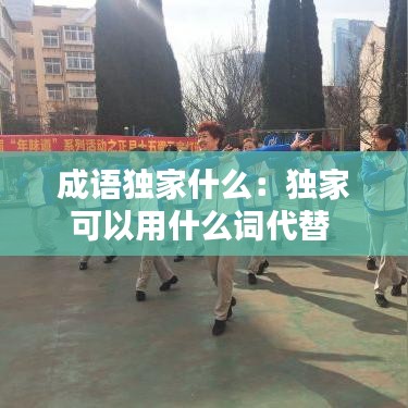 成語獨家什么:獨家可以用什么詞代替