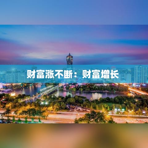 財富漲不斷:財富增長