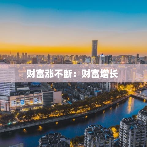 財富漲不斷:財富增長