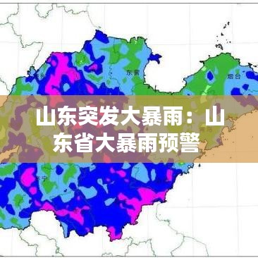 山東突發大暴雨:山東省大暴雨預警