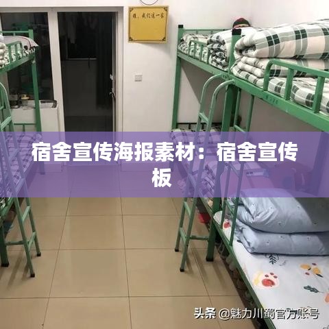 宿舍宣傳海報素材:宿舍宣傳板