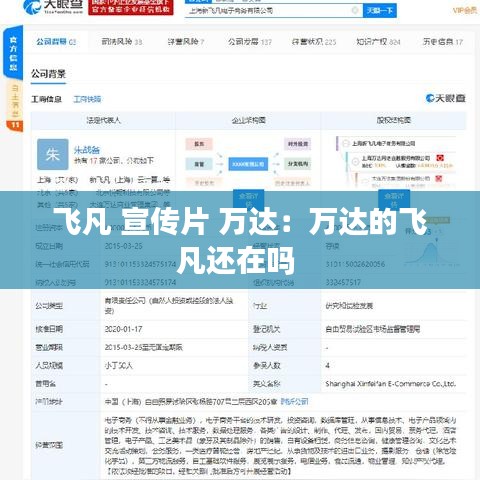 飛凡 宣傳片 萬達:萬達的飛凡還在嗎