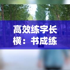 高效練字長橫:書成練字長橫的教學視頻
