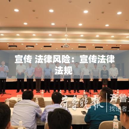 宣傳 法律風險:宣傳法律法規