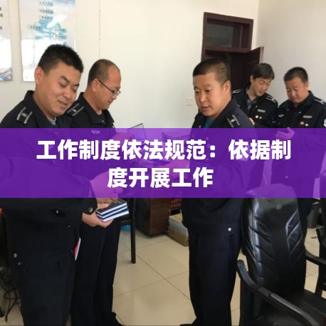 工作制度依法規范:依據制度開展工作