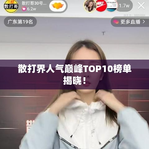 散打界人氣巔峰TOP10榜單揭曉!