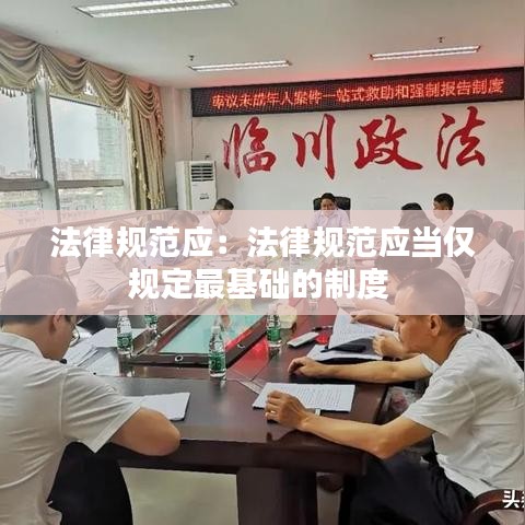 法律規(guī)范應(yīng):法律規(guī)范應(yīng)當(dāng)僅規(guī)定最基礎(chǔ)的制度