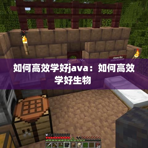 如何高效學好java:如何高效學好生物