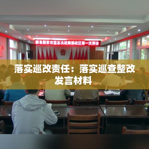 落實巡改責任:落實巡查整改發(fā)言材料