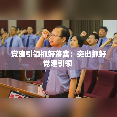 黨建引領(lǐng)抓好落實:突出抓好黨建引領(lǐng)