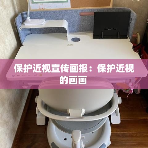 保護近視宣傳畫報:保護近視的畫畫