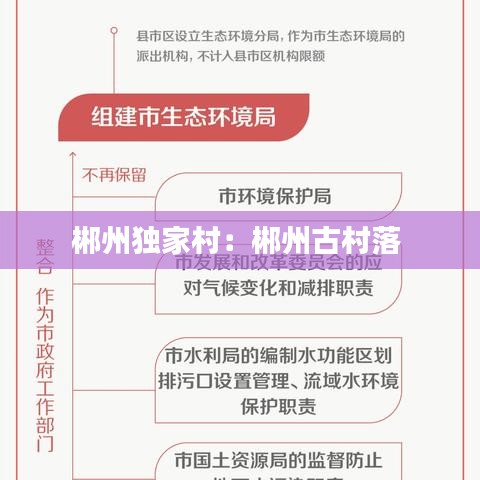 郴州獨(dú)家村：郴州古村落 