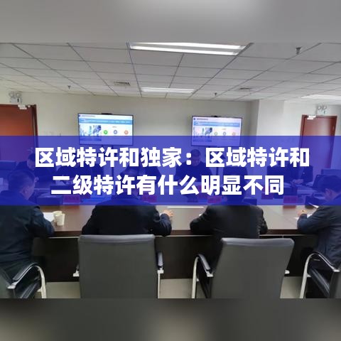 區域特許和獨家:區域特許和二級特許有什么明顯不同