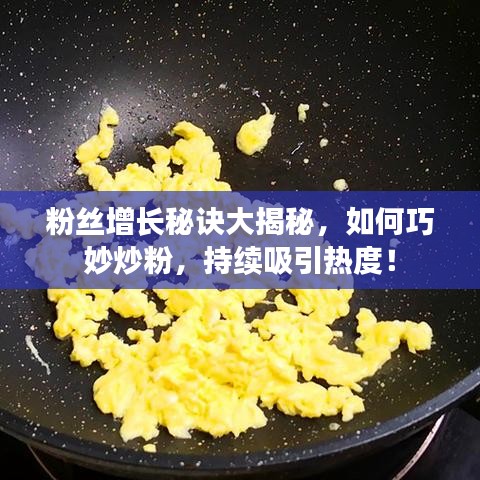 粉絲增長秘訣大揭秘,如何巧妙炒粉,持續吸引熱度!