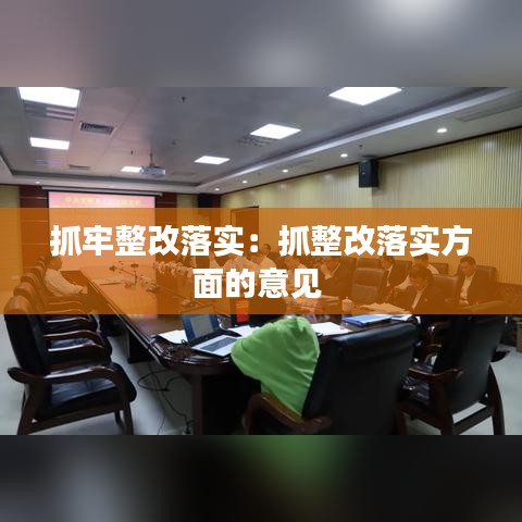 抓牢整改落實:抓整改落實方面的意見