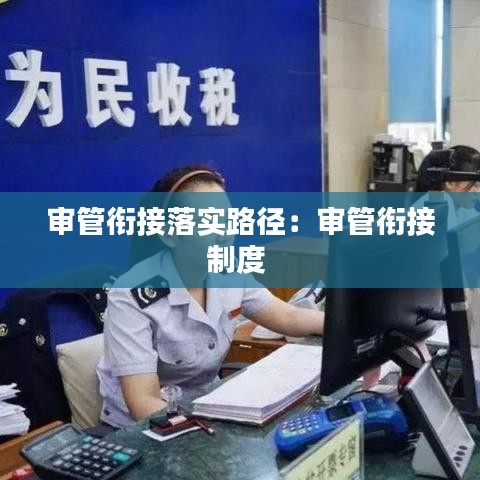 審管銜接落實路徑:審管銜接制度