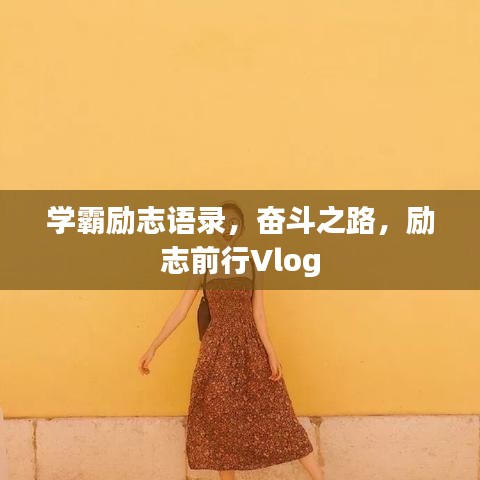 學霸勵志語錄,奮斗之路,勵志前行Vlog
