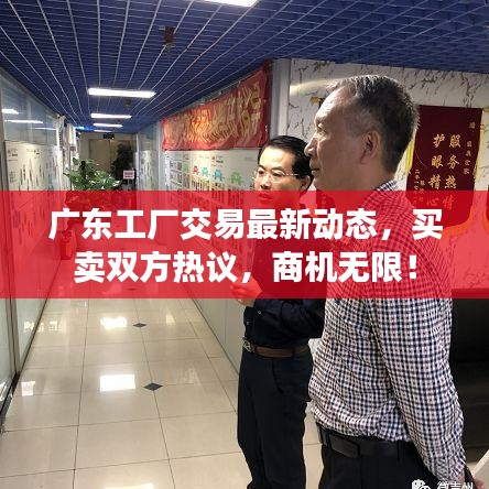 廣東工廠交易最新動態,買賣雙方熱議,商機無限!
