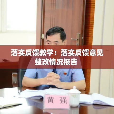 落實反饋教學:落實反饋意見整改情況報告