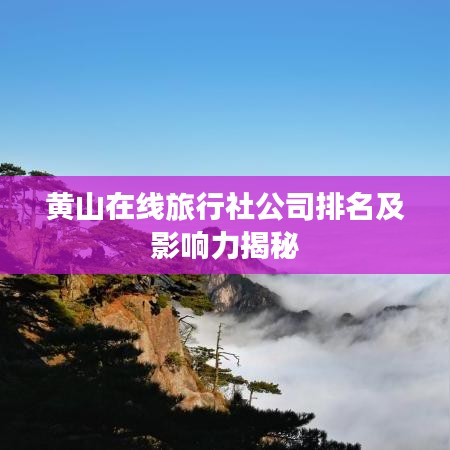 黃山在線旅行社公司排名及影響力揭秘