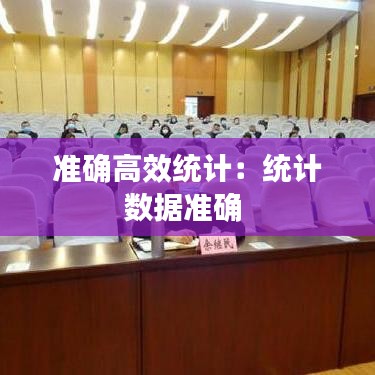 準(zhǔn)確高效統(tǒng)計:統(tǒng)計數(shù)據(jù)準(zhǔn)確