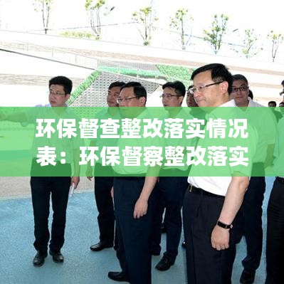 環保督查整改落實情況表:環保督察整改落實