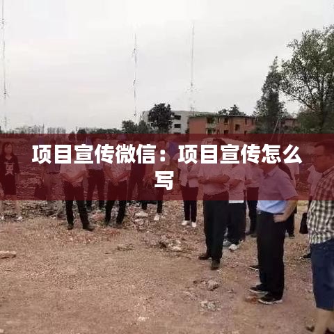 項目宣傳微信:項目宣傳怎么寫