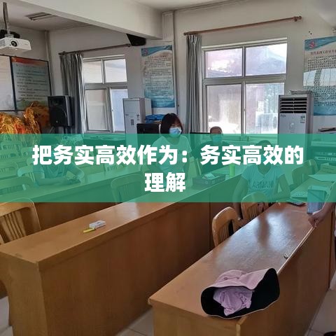 把務實高效作為:務實高效的理解