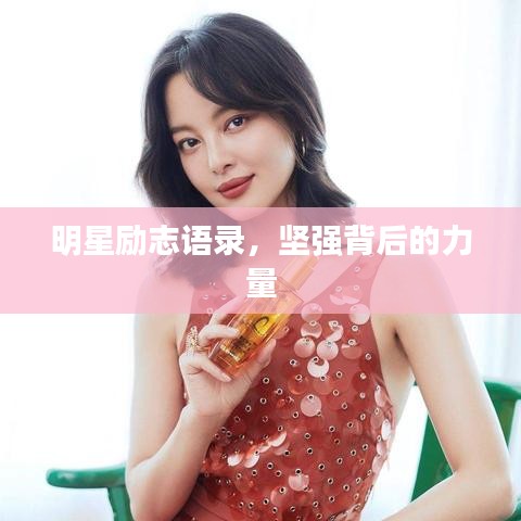 明星勵志語錄,堅強背后的力量