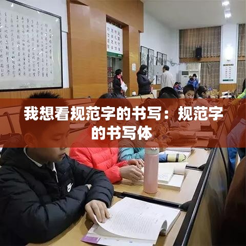 我想看規范字的書寫:規范字的書寫體