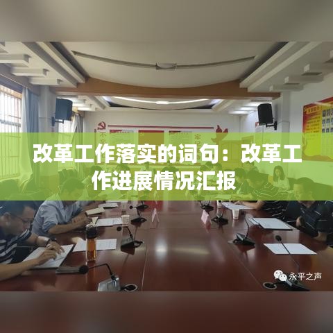 改革工作落實的詞句:改革工作進展情況匯報