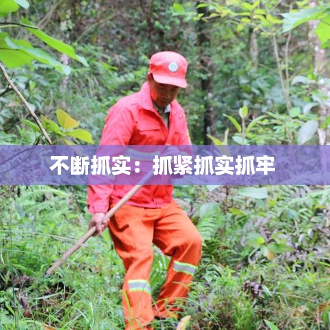 不斷抓實(shí):抓緊抓實(shí)抓牢