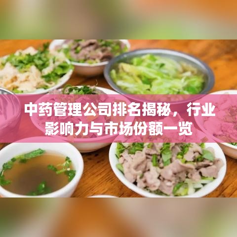 中藥管理公司排名揭秘,行業影響力與市場份額一覽