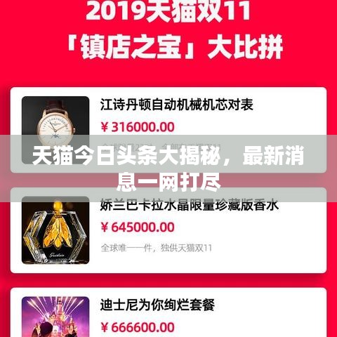 天貓今日頭條大揭秘,最新消息一網(wǎng)打盡
