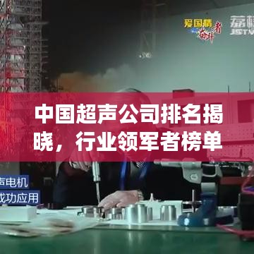 中國超聲公司排名揭曉,行業領軍者榜單重磅出爐!