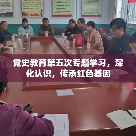 黨史教育第五次專題學習，深化認識，傳承紅色基因