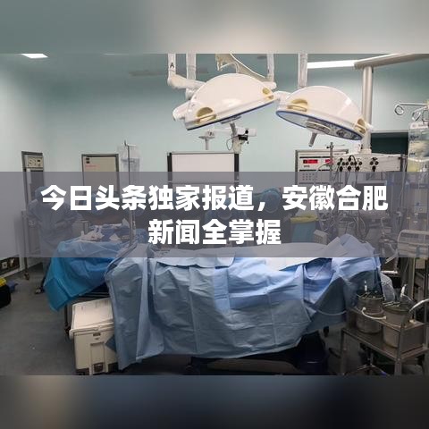 今日頭條獨家報道,安徽合肥新聞全掌握