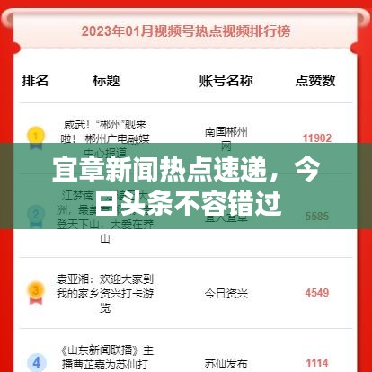 宜章新聞熱點速遞,今日頭條不容錯過