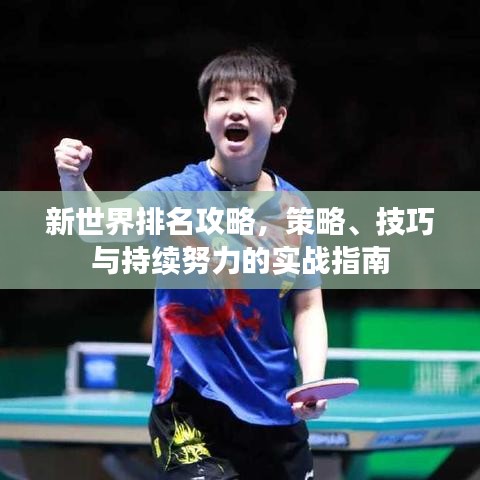 新世界排名攻略,策略、技巧與持續努力的實戰指南