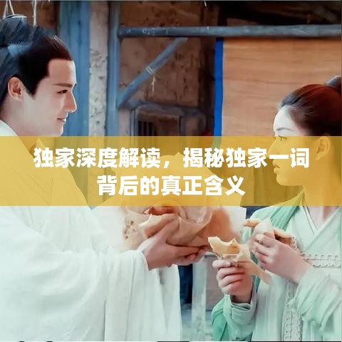 獨(dú)家深度解讀,揭秘獨(dú)家一詞背后的真正含義