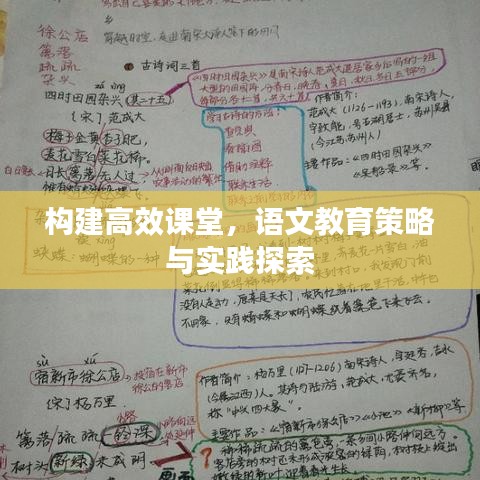 構(gòu)建高效課堂,語(yǔ)文教育策略與實(shí)踐探索