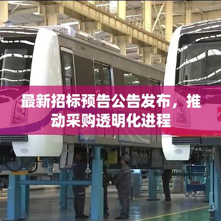 最新招標預告公告發布，推動采購透明化進程