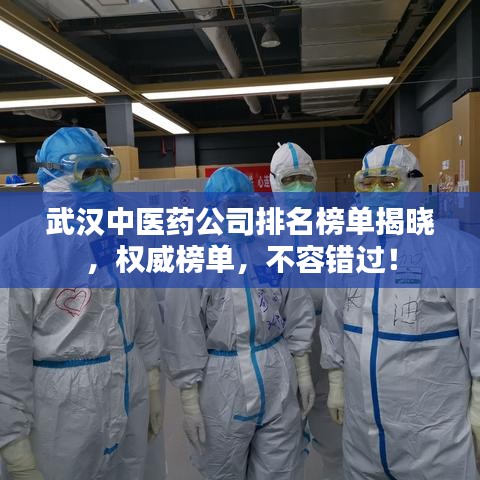 武漢中醫藥公司排名榜單揭曉,權威榜單,不容錯過!