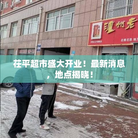 茌平超市盛大開業！最新消息，地點揭曉！