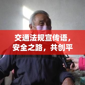 交通法規宣傳語,安全之路,共創平安行——人人有責!