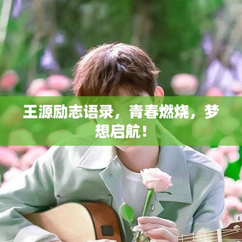 王源勵志語錄,青春燃燒,夢想啟航!