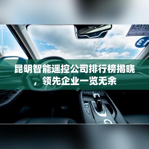 昆明智能遙控公司排行榜揭曉,領先企業(yè)一覽無余