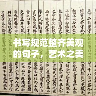 書寫規范整齊美觀的句子,藝術之美的文字打造